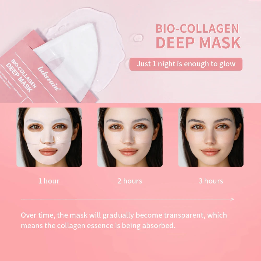 Bio-Collagen Real Deep Mask - Hydrating Overnight Hydrogel Mask