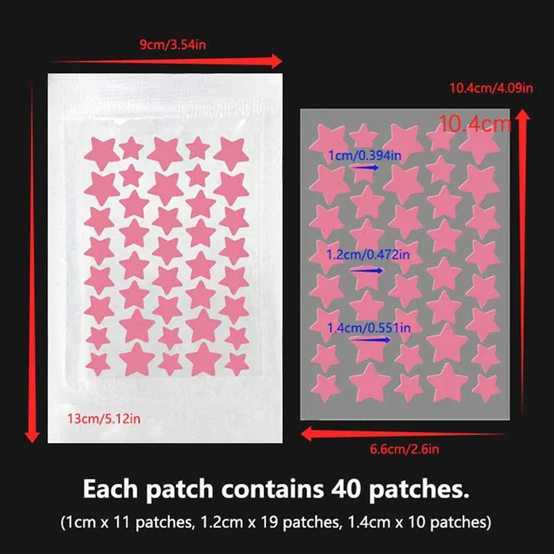 Aesthetic Star Pimple Patches