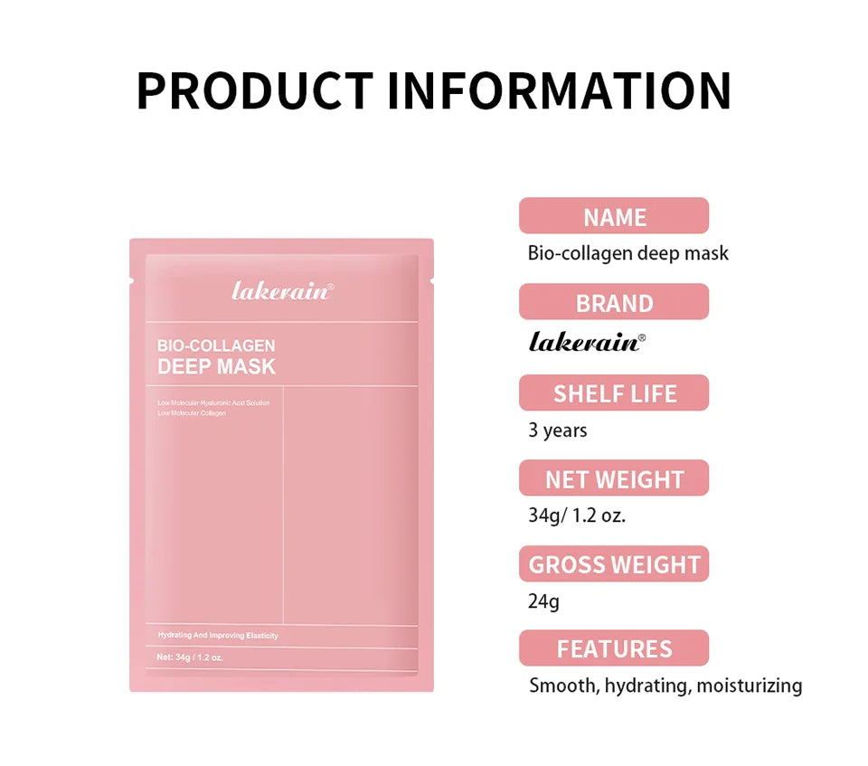 Bio-Collagen Real Deep Mask - Hydrating Overnight Hydrogel Mask