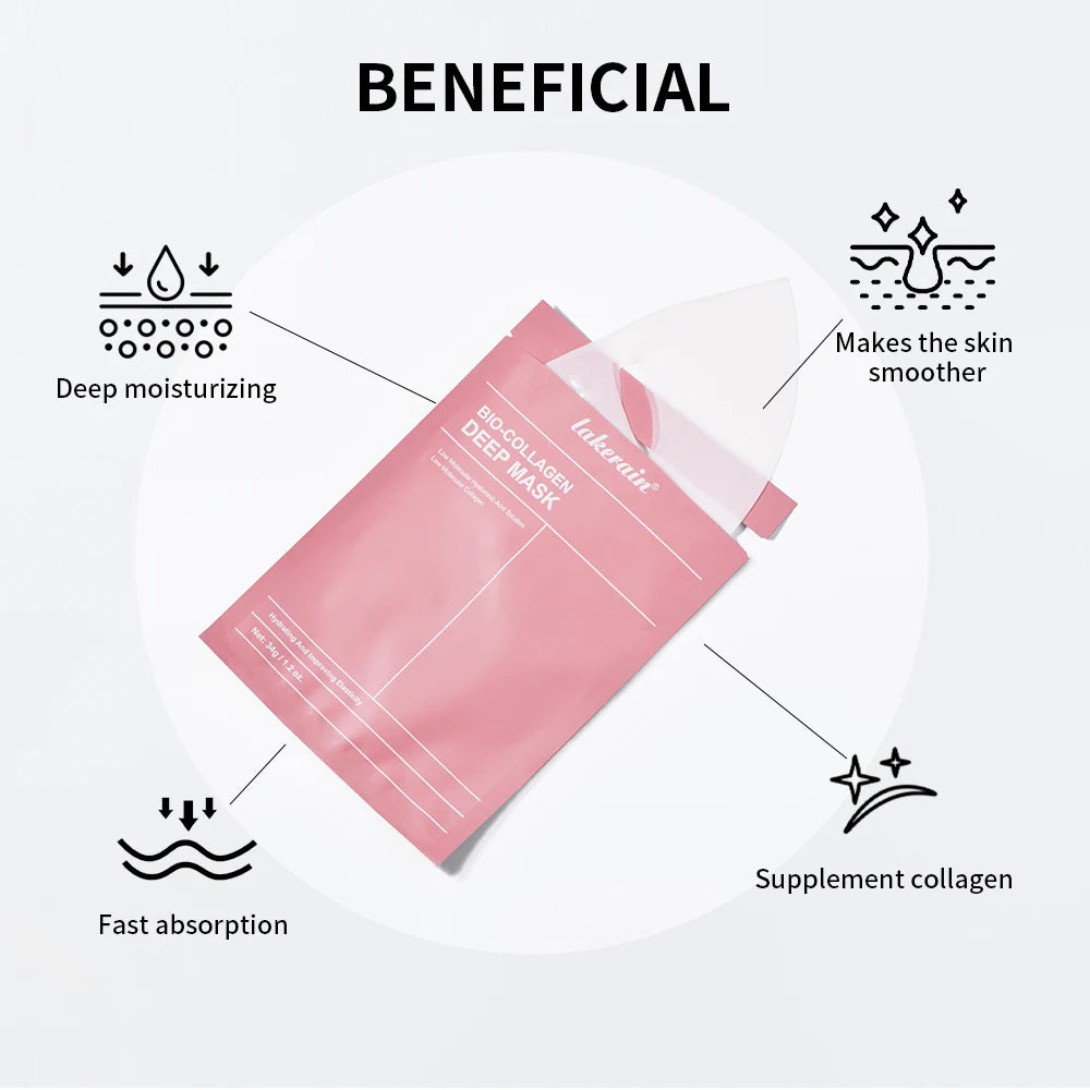 Bio-Collagen Real Deep Mask - Hydrating Overnight Hydrogel Mask