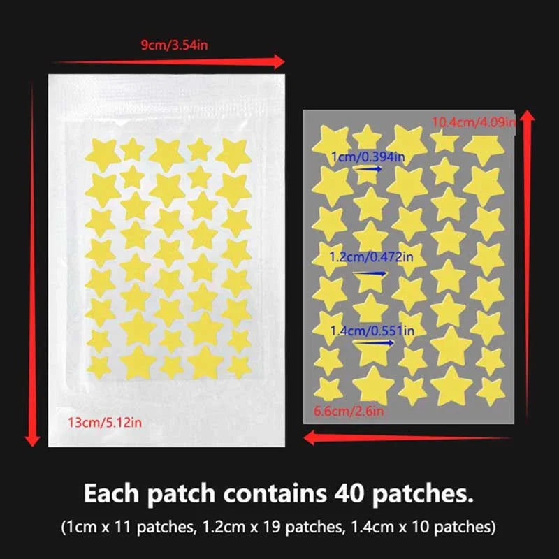 Aesthetic Star Pimple Patches