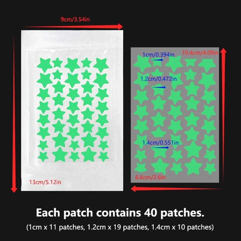 Aesthetic Star Pimple Patches