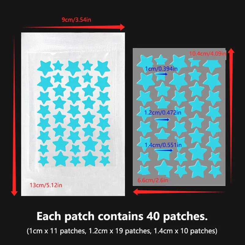 Aesthetic Star Pimple Patches